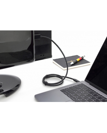 digitus Kabel USB Type-C/HDMI M/M USB 3.1 Gen.2 SuperSpeed+ 4K/60Hz 18Gbps 5m czarny nr 1