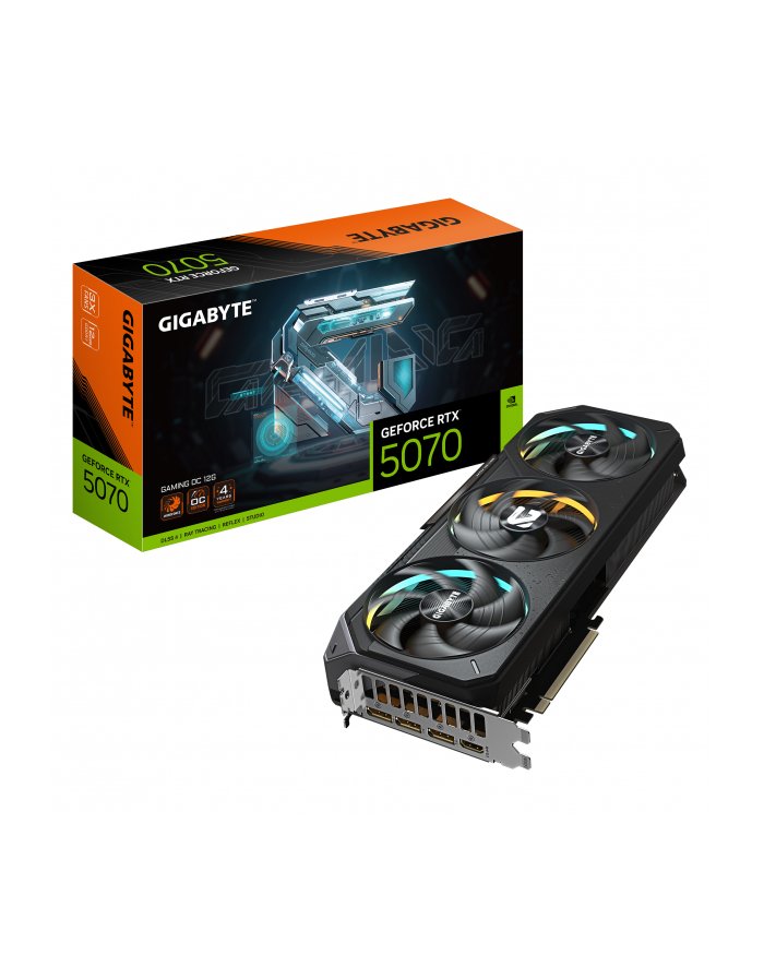 gigabyte Karta graficzna RTX 5070 GAMING OC 12GB GDDR7 12GB 192bit HDMI/DP główny