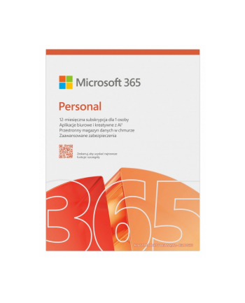 microsoft M365 Personal PL 1Y 1U 5D Win/Mac EP2-32454