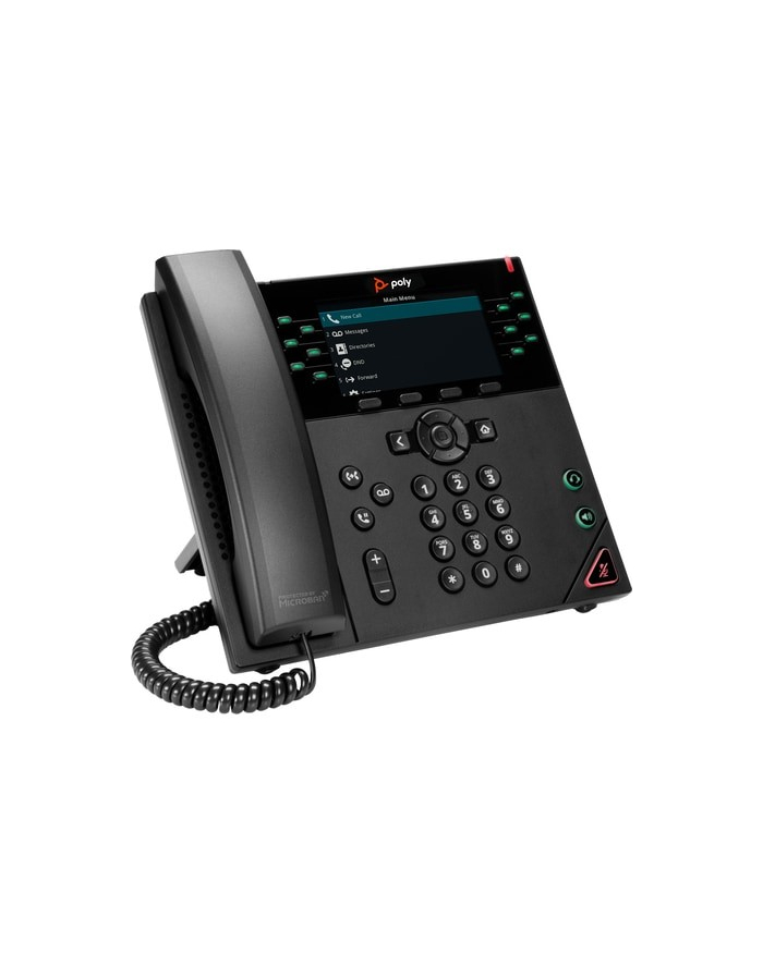 poly Telefon IP 12-liniowy  VVX 450 z obsługą zasilania PoE  8B1L7AA#AC3 główny