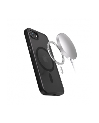 crong Hybrid Frost MAG Cover - Etui iPhone 16e MagSafe Czarne