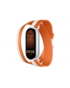 Xiaomi Smart Band 9 Dual-tone Leather Strap White and Orange - nr 2