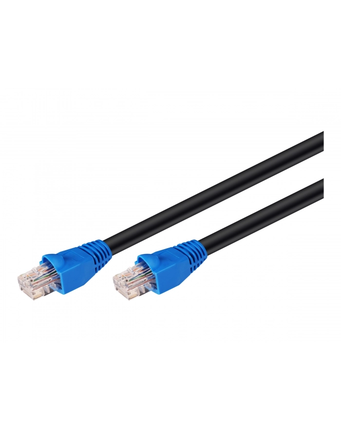 GOOBAY Kabel krosowy outdoor patchcord U / UTP kat. 6 CCA czarny 50m (94395) główny