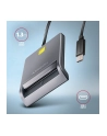 axagon Czytnik kart identyfikacyjnych CRE-SM3TC  USB-C, 1.2m kabel - nr 13