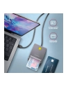 axagon Czytnik kart identyfikacyjnych CRE-SM3TC  USB-C, 1.2m kabel - nr 24