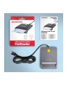 axagon Czytnik kart identyfikacyjnych CRE-SM3TC  USB-C, 1.2m kabel - nr 5