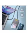 axagon Czytnik kart identyfikacyjnych CRE-SM3TC  USB-C, 1.2m kabel - nr 9