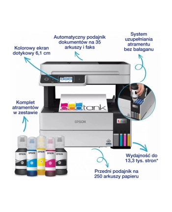 epson Urządzenie wielofunkcyjne EcoTank L6499 A4/4-in-1/3.3pl/37ppm/ADF35/PCL+PS