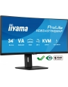 iiyama Monitor 34 '' XCB3497WQSNP-B1 VA,UWQHD,1500R,USB-cDock,KVM,95W /5y/ - nr 57