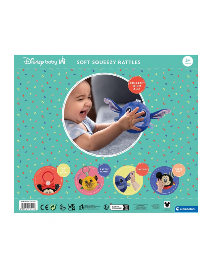 Clementoni Piłeczki mięciutkie Disney mix 17917 główny