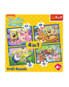 Puzzle 4w1 Podwodne życie SpongeBoba. SpongeBob 34674 Trefl - nr 6