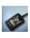 axagon ADM2-AM Adapter USB3.2 Gen 2 M.2 NVMe/SATA SSD 10Gbps 10cm USB-A cable - nr 38