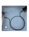 axagon BUCM32-CM05AB Kabel USB-C - USB-C 3.2 Gen 2 0.5m, PD 100W, 5A, 4K HD, ALU, oplot, czarny - nr 29