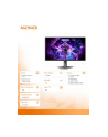 aoc Monitor 26.5 cala AG276UZD 4K QD-OLED 240Hz HDMIx2 DP USB-C Pivot - nr 5