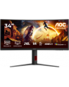 aoc Monitor CU34G4Z 34 cale 240Hz Curved VA HDMIx2 DP HAS - nr 64