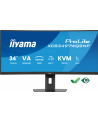 iiyama Monitor 34 '' XCB3497WQSNP-B1 VA,UWQHD,1500R,USB-cDock,KVM,95W /5y/ - nr 55
