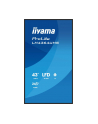 iiyama Monitor 43 cale LH4364UHS-B1AG 24/7,VA,ANDROID14,4K,500cd,4000:1,2xHDMI,USB-C,RJ45, RS-232c, IR, 2x10W, 2xUSB, UCHWYT ŚCIENNY - nr 45