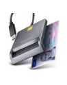 axagon Czytnik kart identyfikacyjnych CRE-SM3TC  USB-C, 1.2m kabel - nr 26