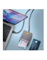 axagon Czytnik kart identyfikacyjnych CRE-SM3TC  USB-C, 1.2m kabel - nr 28