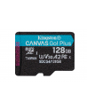 kingston Karta microSD 128GB CanvasGo! Plus 200MB/s A2 U3 V30 + adapter - nr 19