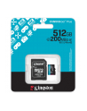 kingston Karta microSD 512GB CanvasGo! Plus 200MB/s A2 U3 V30 + adapter - nr 31