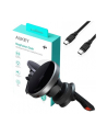 aukey HD-MC13 Qi2 15W 3A ładowarka samochodowa bezprzewodowa + kabel USB-C - nr 1