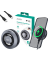 aukey LC-G10 chłodząca ładowarka bezprzewodowa MagSafe Qi2 15W USB-C - nr 1