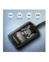 axagon ADM2-AM Adapter USB3.2 Gen 2 M.2 NVMe/SATA SSD 10Gbps 10cm USB-A cable - nr 35