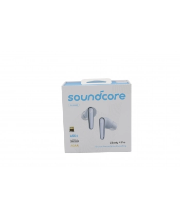 anker Słuchawki bezprzewodowe Soundcore Liberty 4 PRO Bluetooth błyszczący błękit