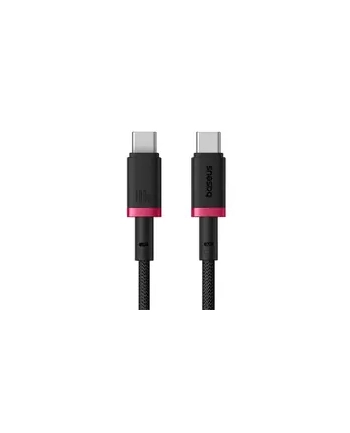 Kabel Baseus Dura Typ C-Typ C 100W 2m (czerwono-czarny)