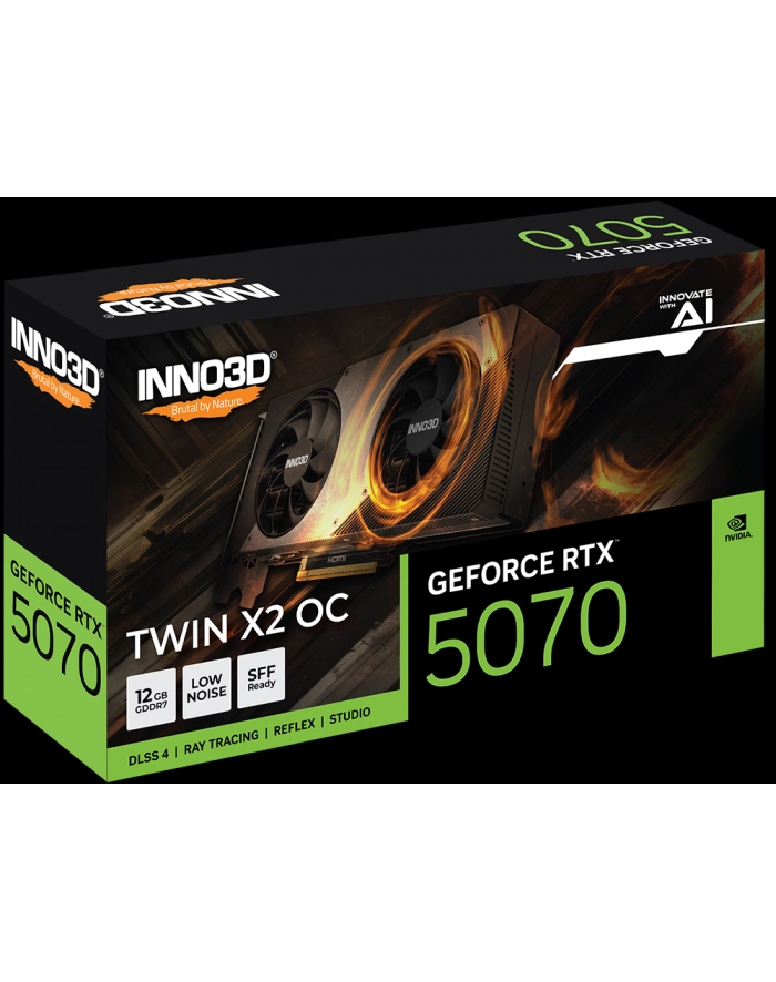 Karta graf INNO3D GeForce RTX 5070 TWIN X2 OC 12GB główny