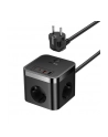 Listwa zasilająca Baseus PowerCombo 3AC+2U+2C 30W EU (1,5m; czarny) - nr 2