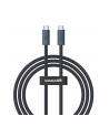 Kabel Baseus Typ C-Typ C 240W 1m (czarny) - nr 3