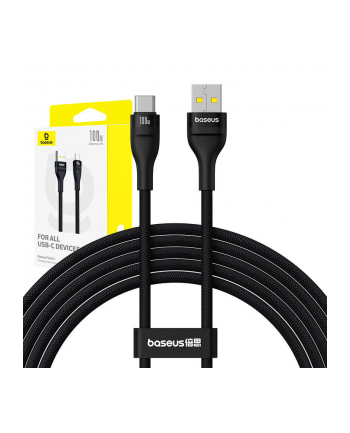 Kabel Baseus Flash 2 USB-USB C 100w 2m (czarny)