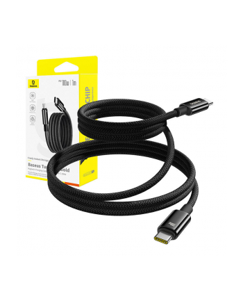 Kabel Baseus Tungsten magnetyczny USB C-USB C 100W 1m (czarny)