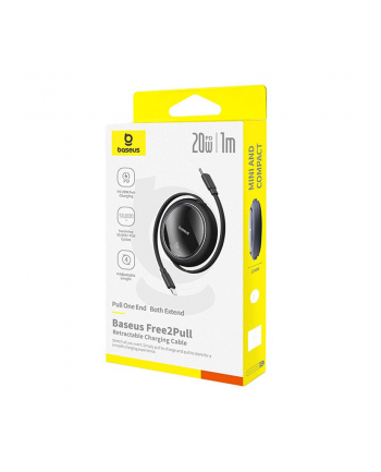 Kabel Baseus Free2Pull 20W 1m (czarny)