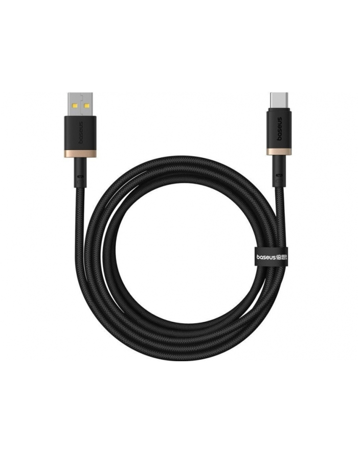 Kabel Baseus Dura USB-Typ C 60W 2m (czarno-złoty) główny