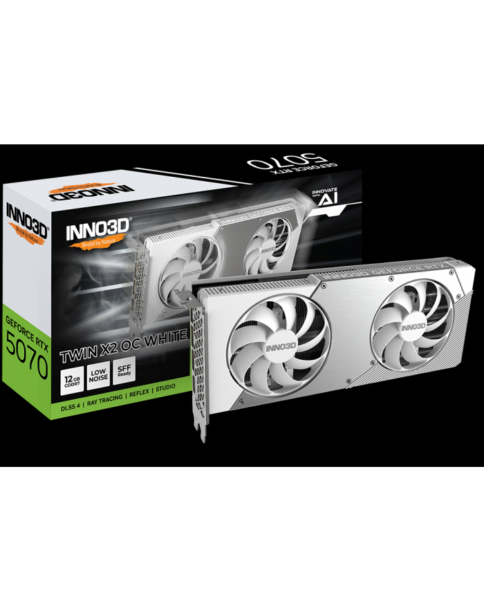 Karta graf INNO3D GeForce RTX 5070 Twin X2 OC WH główny