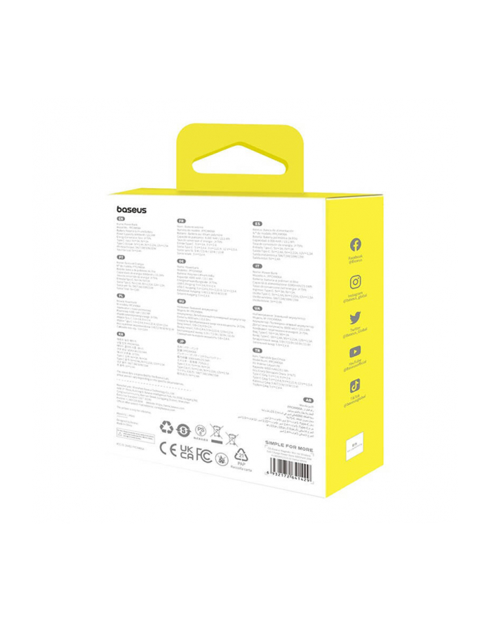 Powerbank Baseus Magnetic Mini Air 6000mAh (niebieski) główny