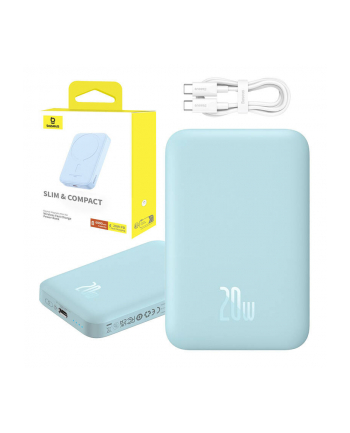 Powerbank Baseus Magnetic Mini Air 6000mAh (niebieski) nr 2