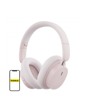 Słuchawki bezprzewodowe Baseus Bowie D05 (różowy) nr 1