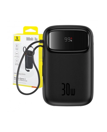 Powerbank Baseus Qpow 2 10000mAh 30W 2xUSB-C (czarny)