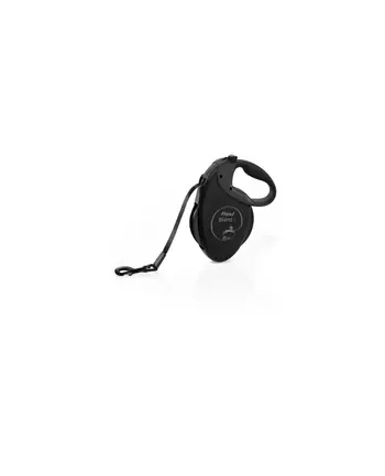 FLEXI Smycz automat GIANT taśma black edition 8m czarna nr 1