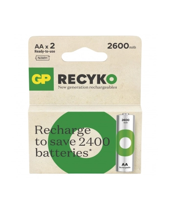 gp battery Akumulatorki R6/AA Ni-MH 2600mAh blister 2szt. GP RECYKO