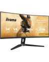 iiyama Monitor G-Master 34 cale GCB3486WQSCP-B1,VA,UWQHD,240HZ,1500R,500cd,21:9,     USB-C dock 95W, RJ45, 2x5W - nr 53