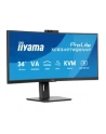 iiyama Monitor 34 cale XCB3497WQSNPH-B1,VA,UWQHD,1500R,USB-C Dock 95W, RJ45, KVM,2x5W, kamera 5MP, /5y/ - nr 47