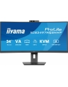 iiyama Monitor 34 cale XCB3497WQSNPH-B1,VA,UWQHD,1500R,USB-C Dock 95W, RJ45, KVM,2x5W, kamera 5MP, /5y/ - nr 9