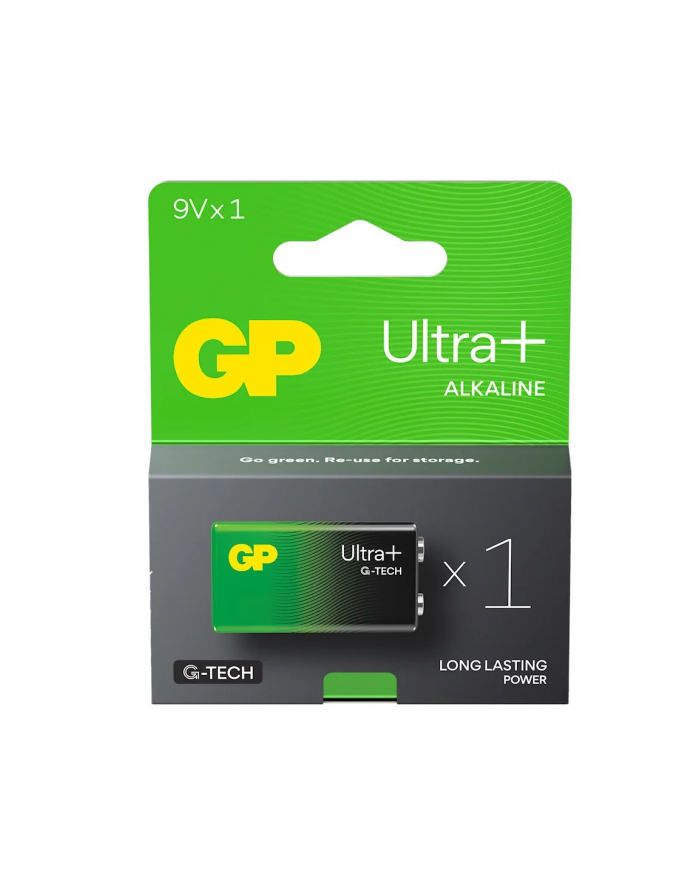 gp battery Bateria alkaliczna 6LR61 9V GP ULTRA+ 1 szt. główny