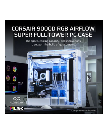 CORSAIR 9000D RGB AIRFLOW Super Full-Tower White