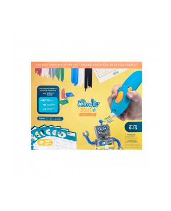 3DOODLER DŁUGOPIS DO DRUKU 3D DLA DZIECI W WIEKU OD 6 LAT 3DOODLER START PLUS, ZESTAW ROZSZERZONY SPLUS-COSTC